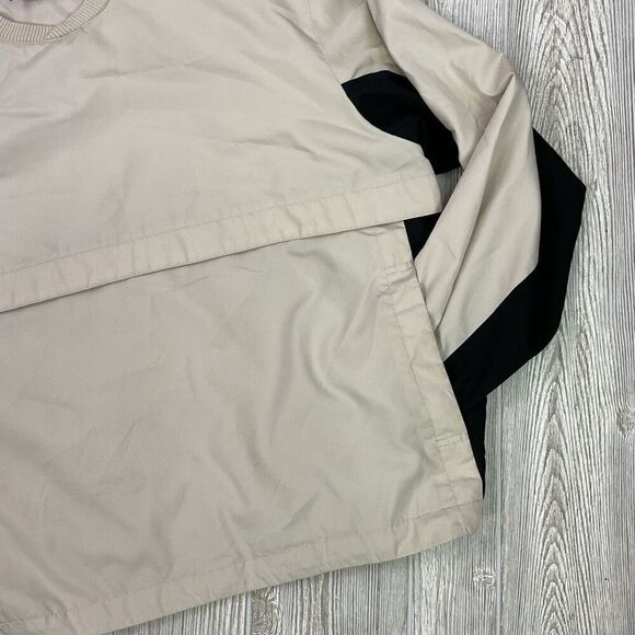 Vintage Dockers Golf Men's Size XXL 2XL Tan Black Pullover Jacket Windbreaker - Picture 6 of 10